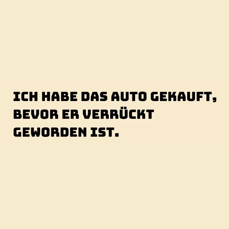 Lustiger E-Auto Aufkleber