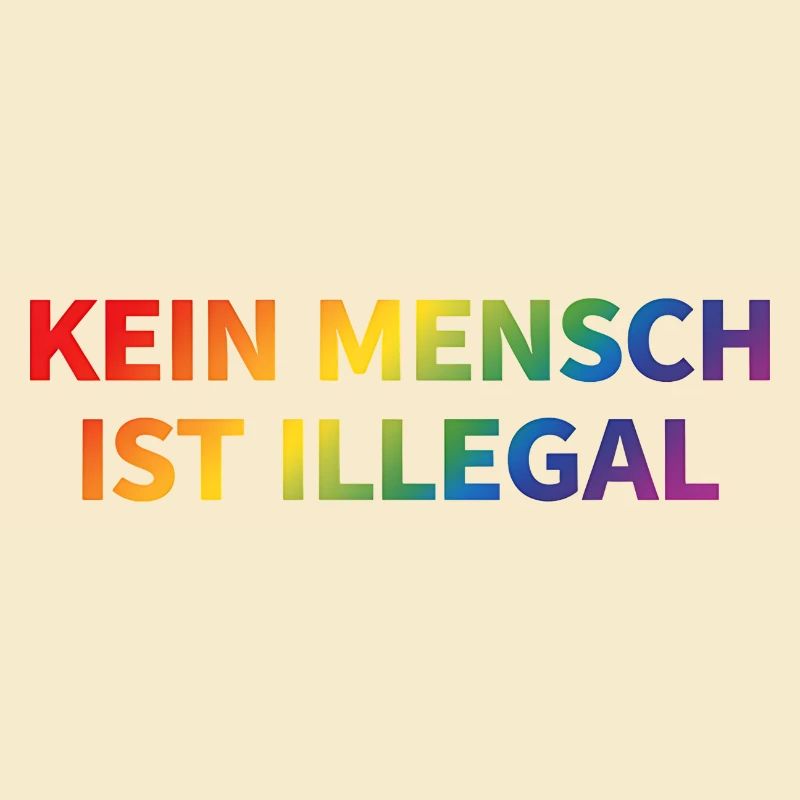 No One Is Illegal Rainbow