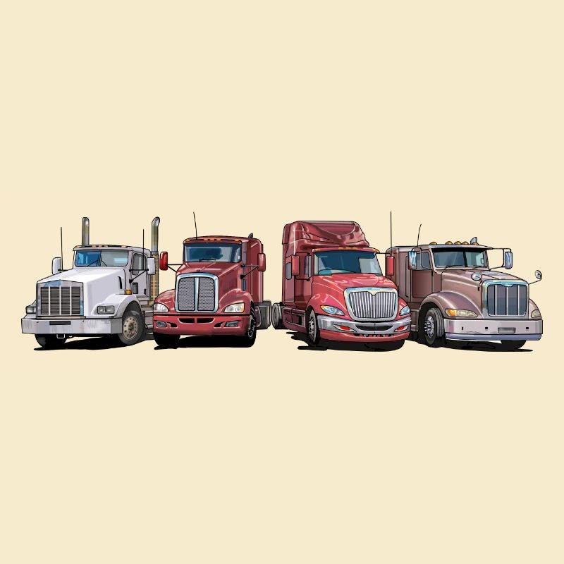 Semi-remorques, camions