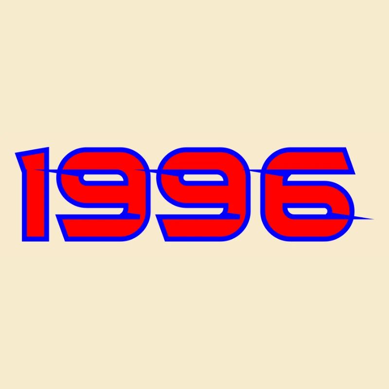 Logo néon rétro 1996