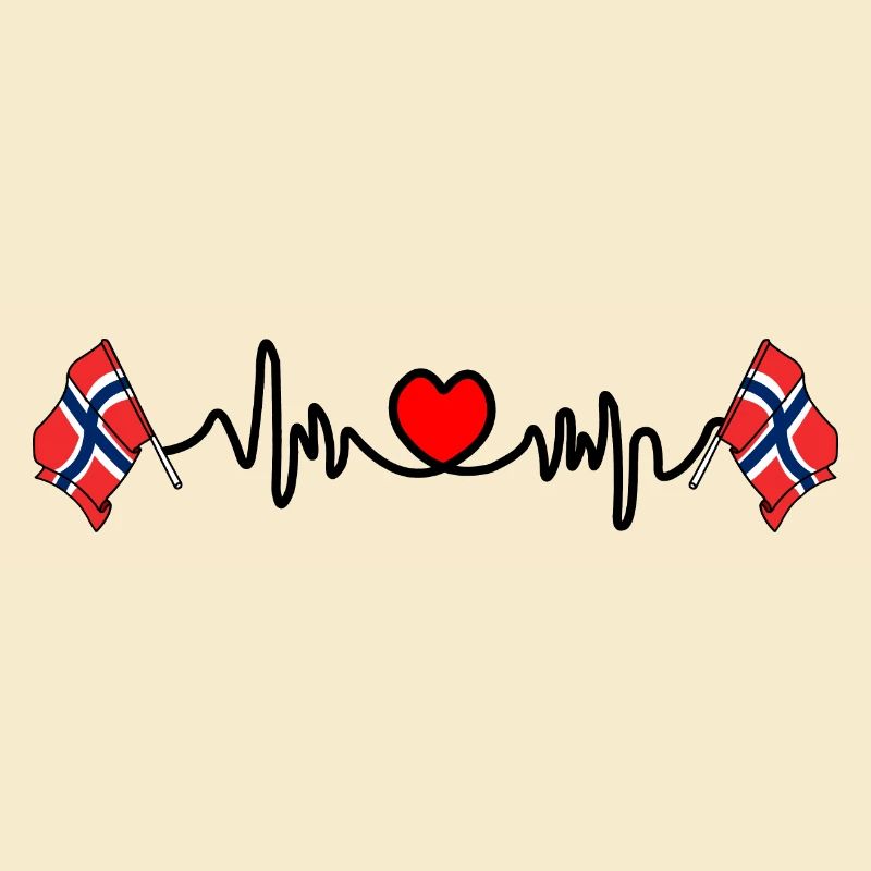 Heart rate cardio flag Norway