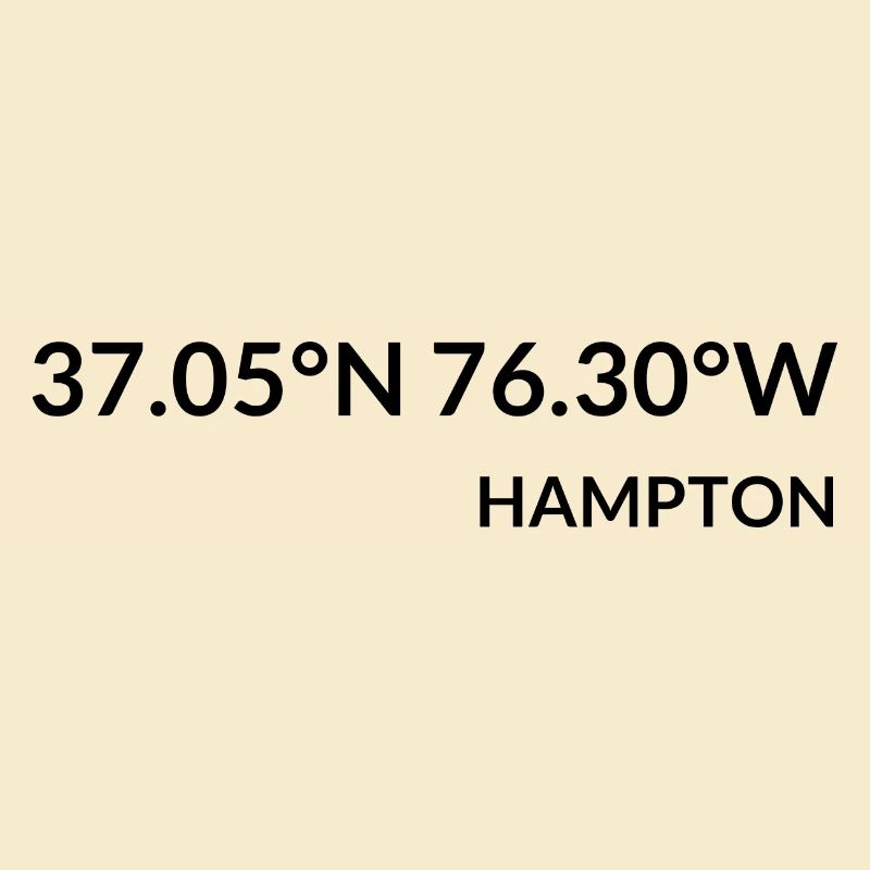 Coordonnées Hampton, Virginie, États-Unis
