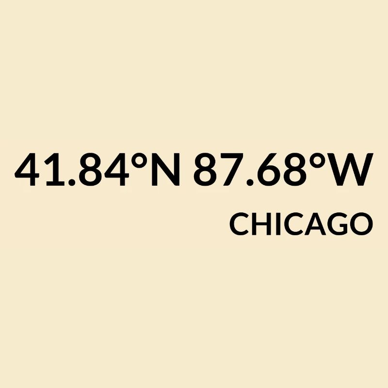 Chicago, Illinois, USA Coordinates