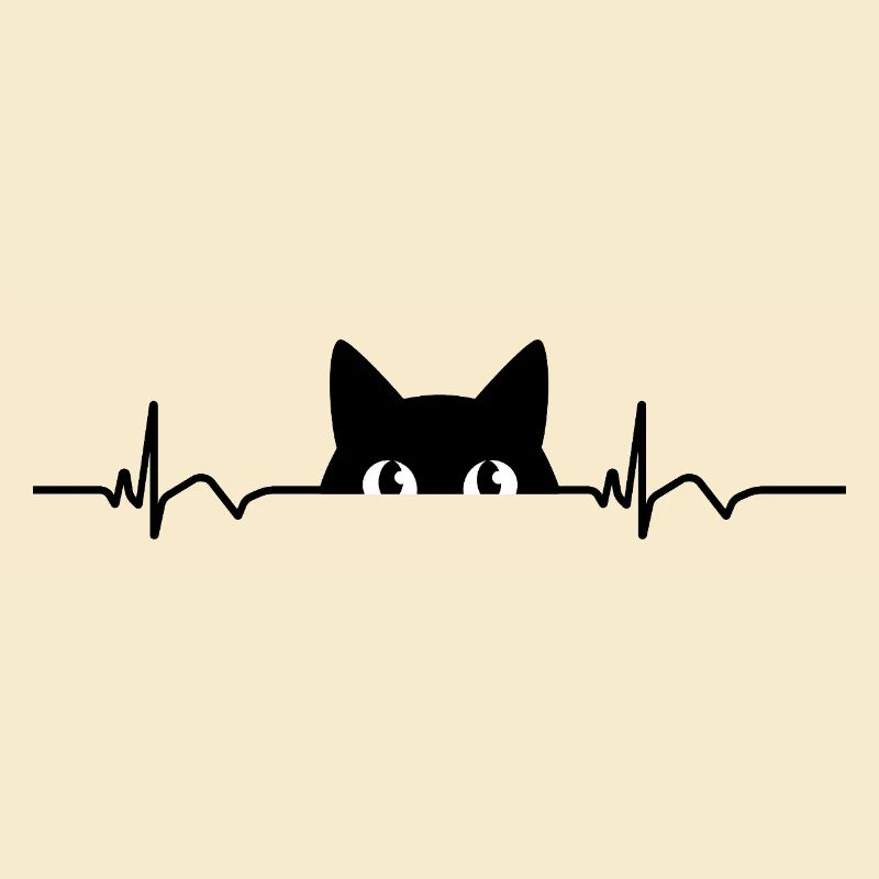 Katze EKG Herzfrequenz Herzschlag