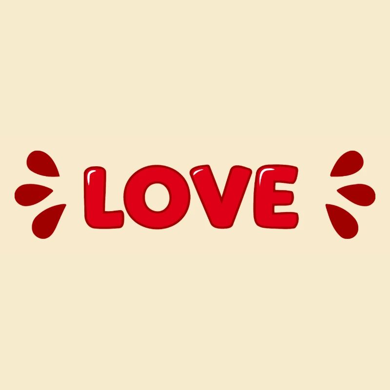 Liebe Rote Blasen