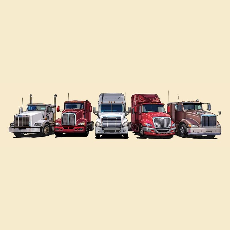 Tracteurs de semi-remorques à long capot