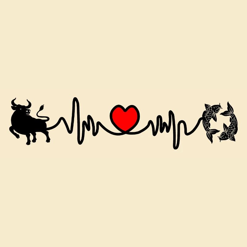 Herzfrequenz Cardio Stier Fische