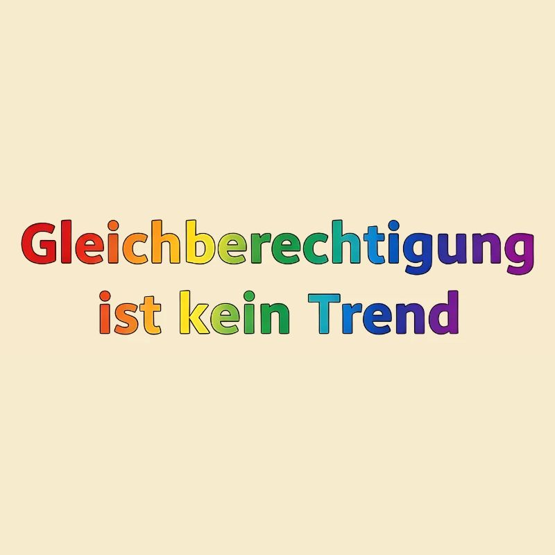 Equality is not a trend rainbow