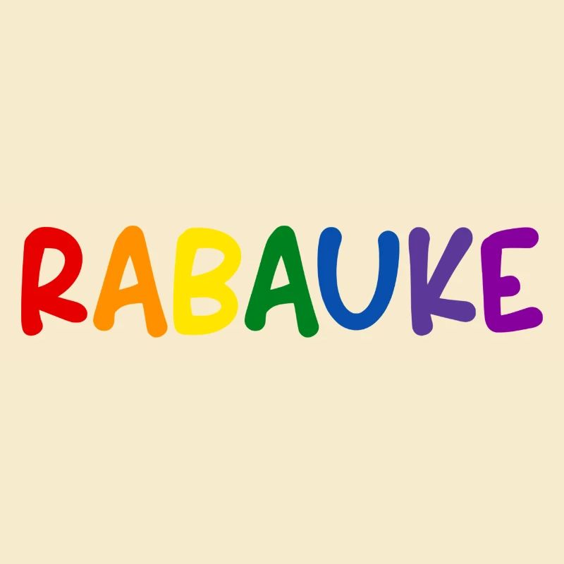 Rascal Colorful Letters Rainbow