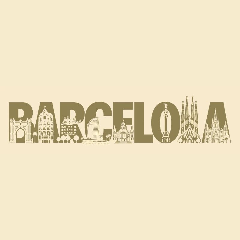 Barcelone Espagne Catalogne Silhouette