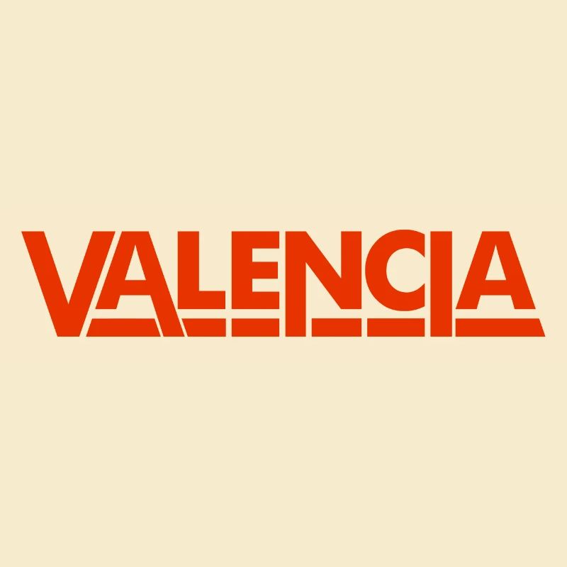 Valencia Spain Lettering Design