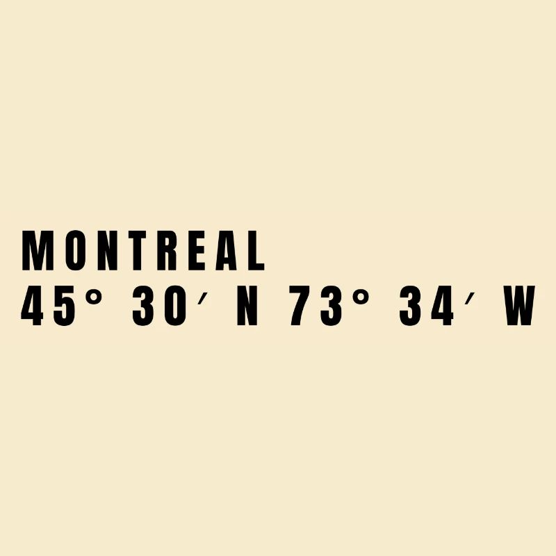 Montréal, Canada Coordonnées