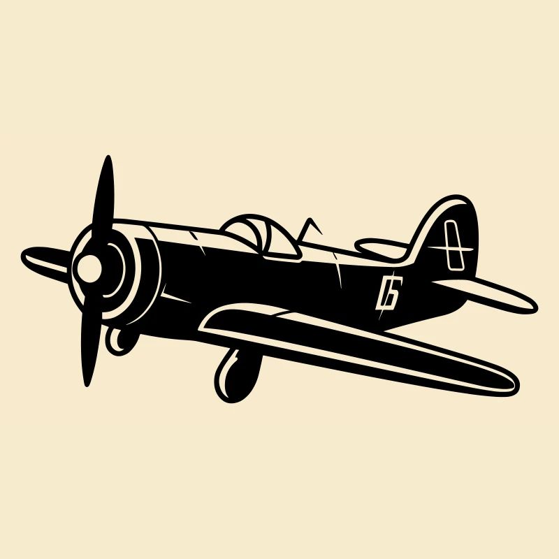 old fighter plane