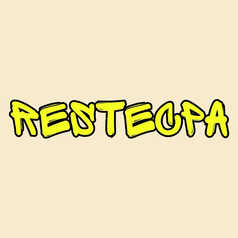 RESTECPA – Graffiti de design de texte drôle d’argot de rue