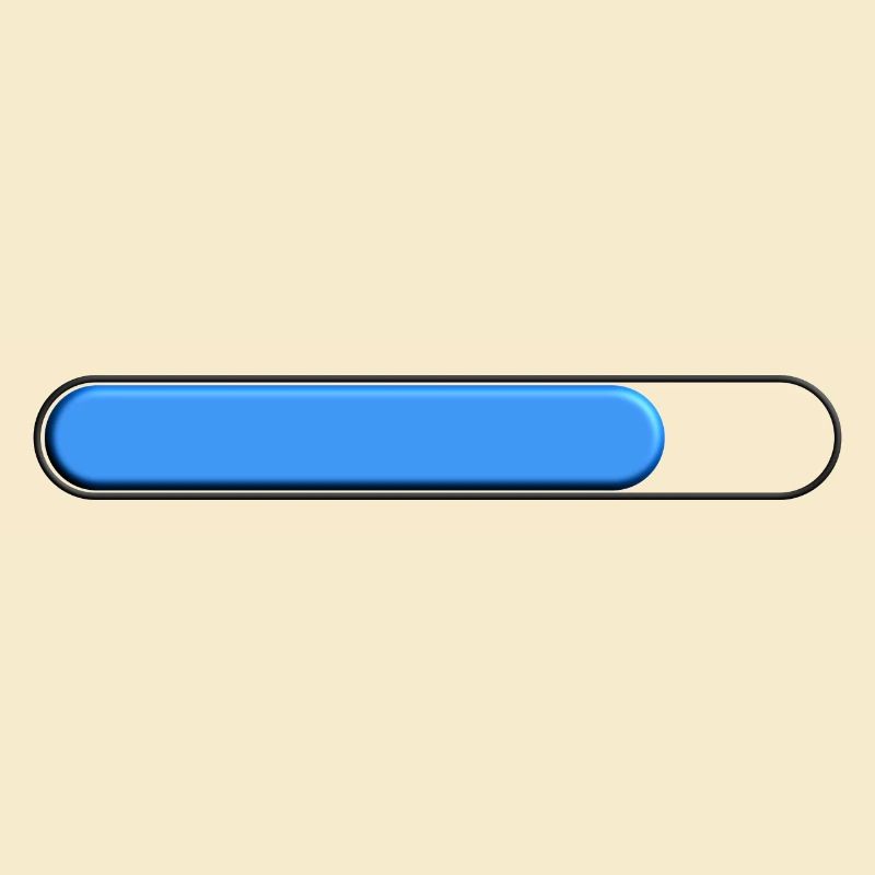 Average gauge Blue (three quarters)