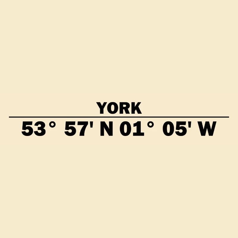 York coordinates