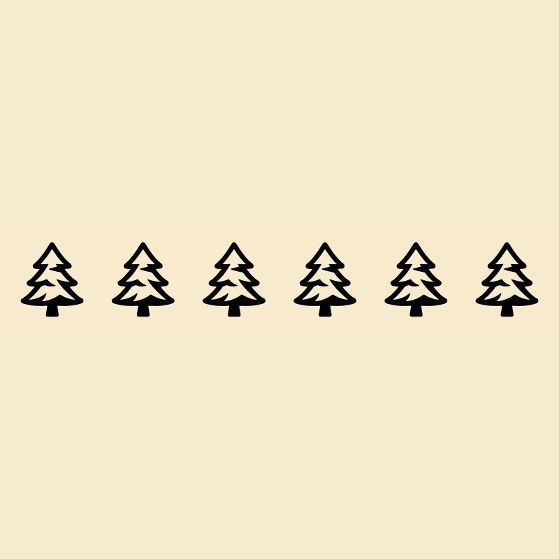 Fir tree icon forest