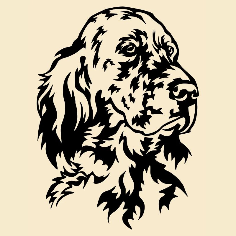 English Setter Head