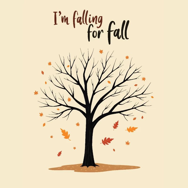 Bald Tree "Autumn in Love" Humor