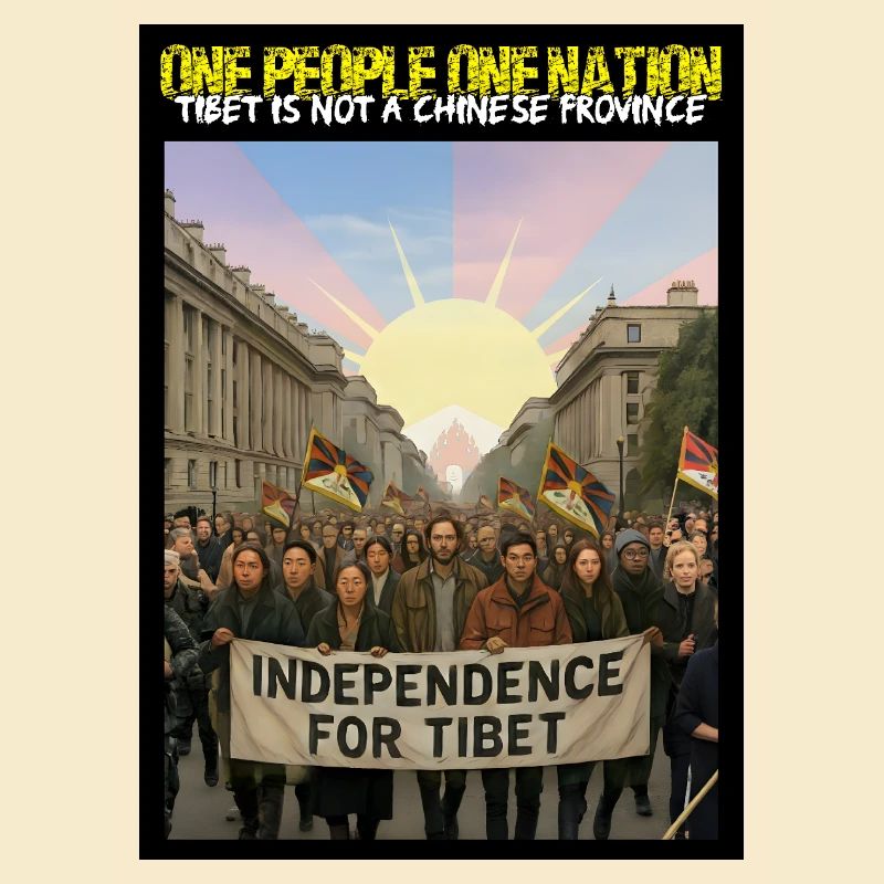 Tibetan Independence Protest