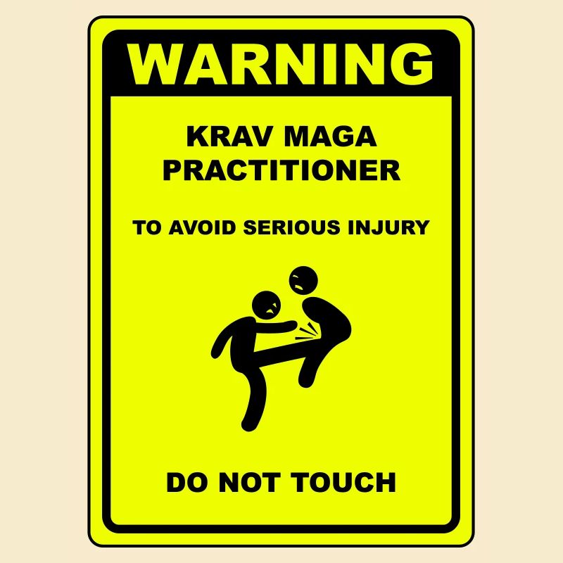 Warnung! Krav Maga Praktizierender!