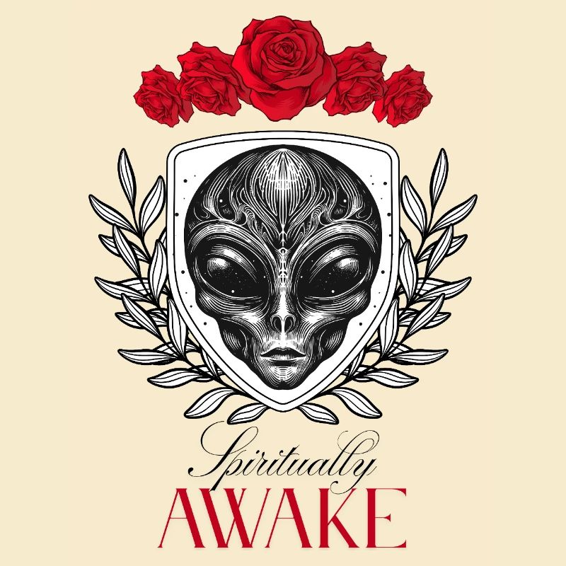 Awake Alien Shield with Roses