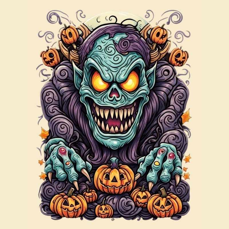 Sinistre créature de l’enfer d’Halloween