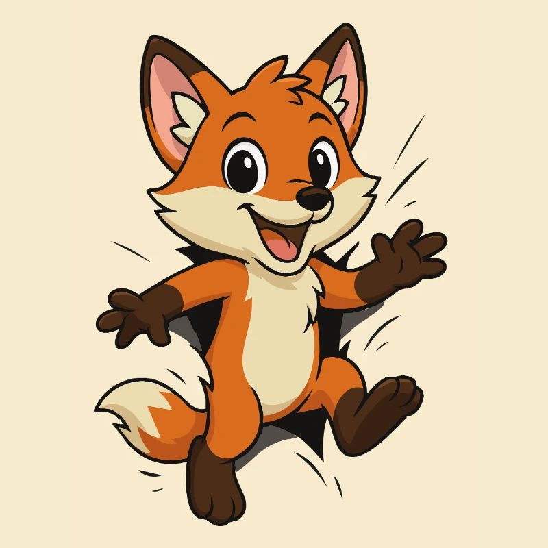Cheerful Fox Jump