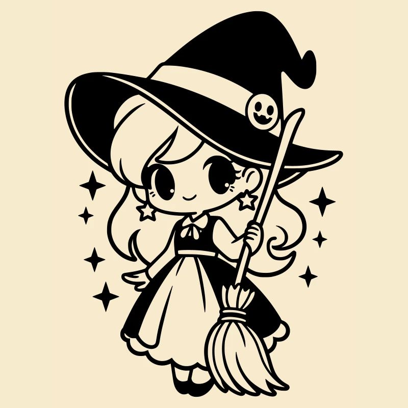 Cute Halloween Witch