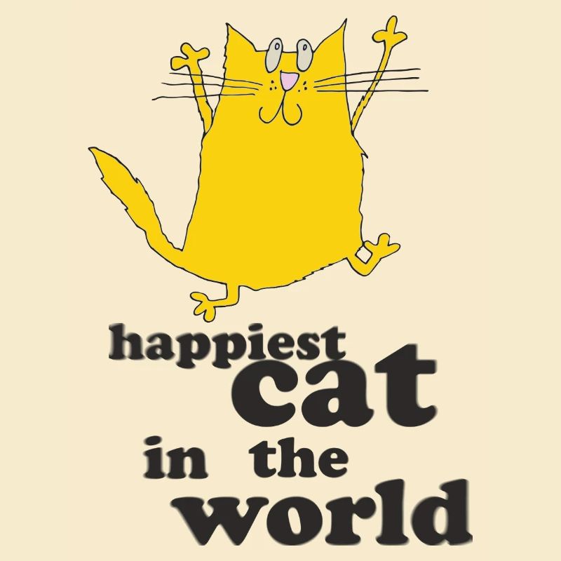 Le chat le plus heureux du monde