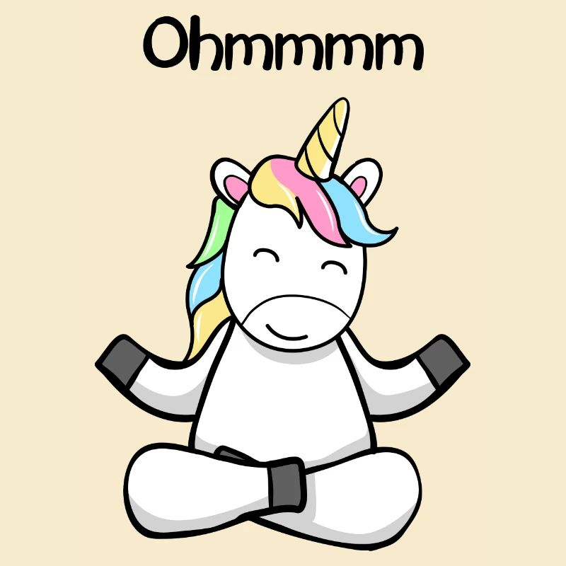 Ohmmm ein süßes Yoga Einhorn Pferd Einhörner