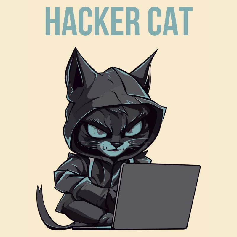 hacker cat hood