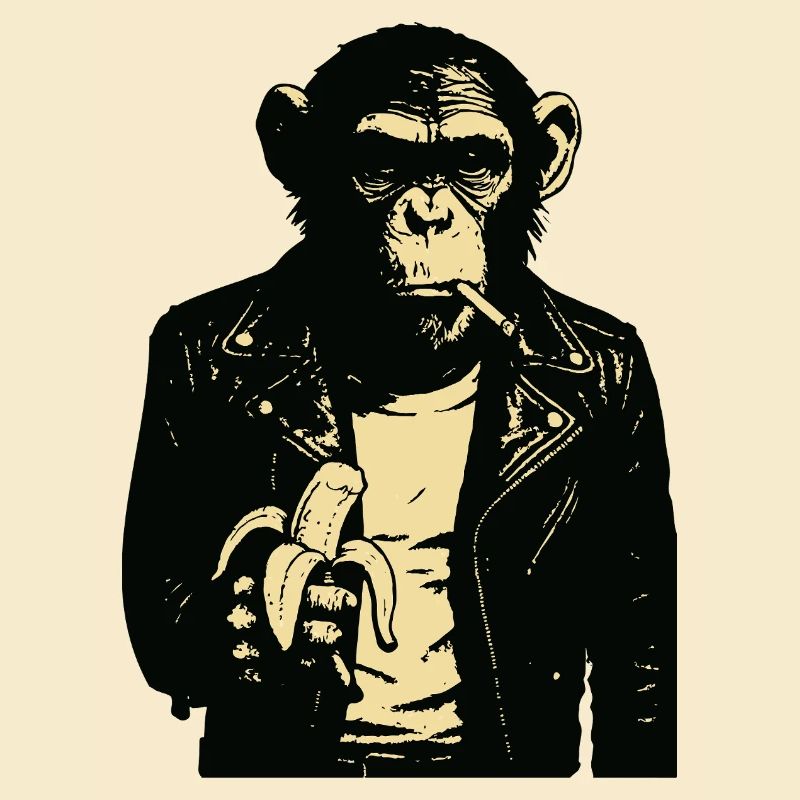 Bananen-Rebellenaffe