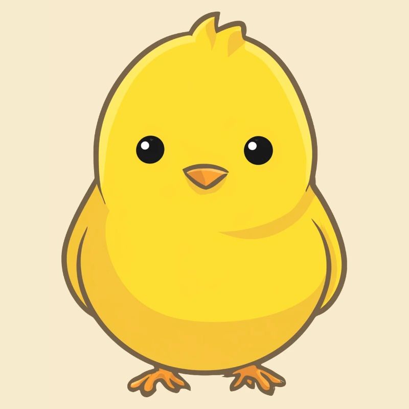 Cute chick style charming child