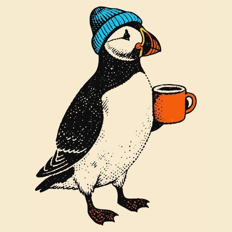 Macareux du café