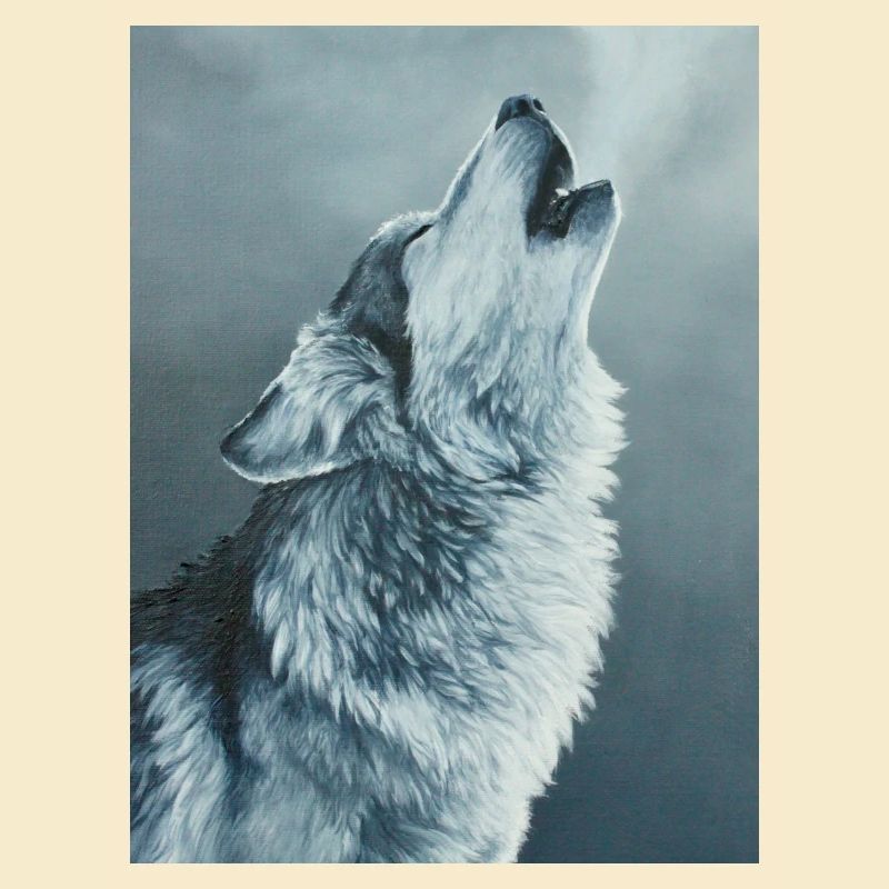 Grauer Wolf
