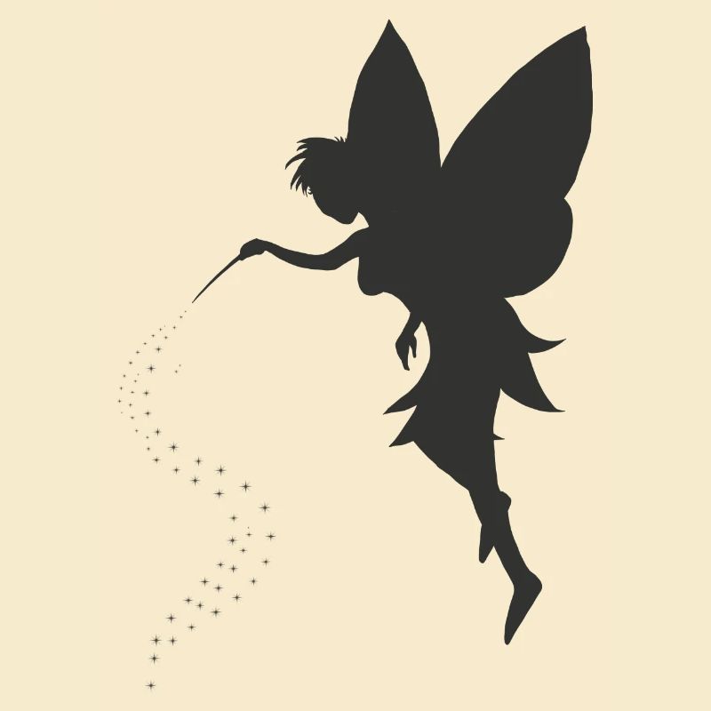 Süße Fee Elfe mit Sternchen