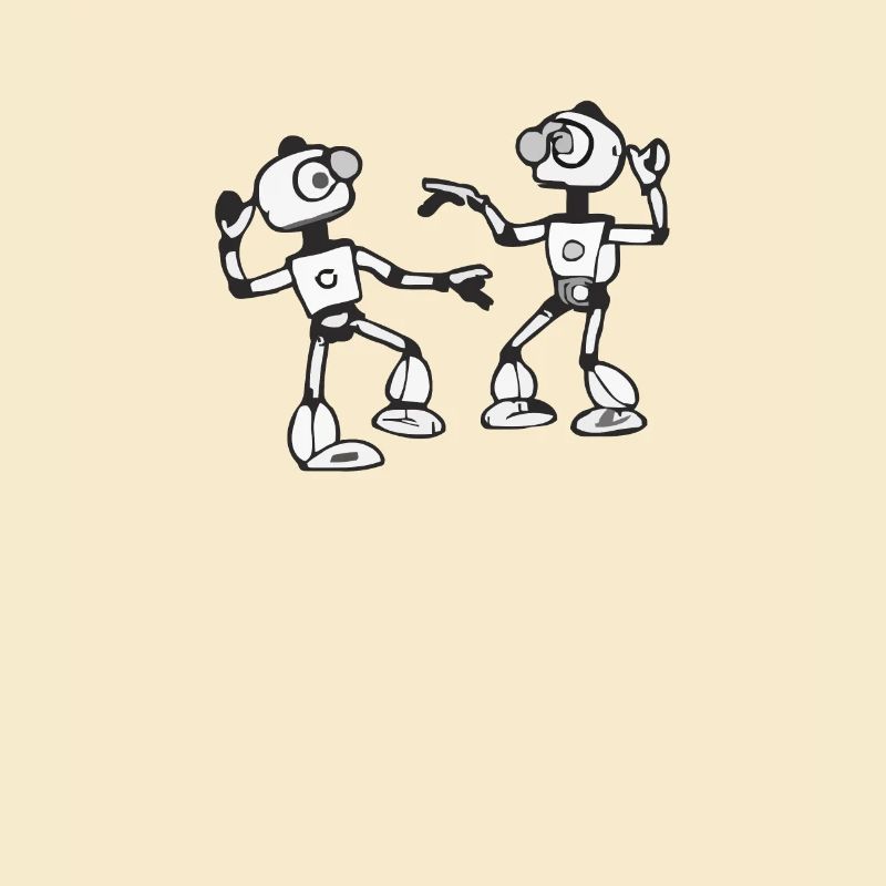 Robots dansants mignons