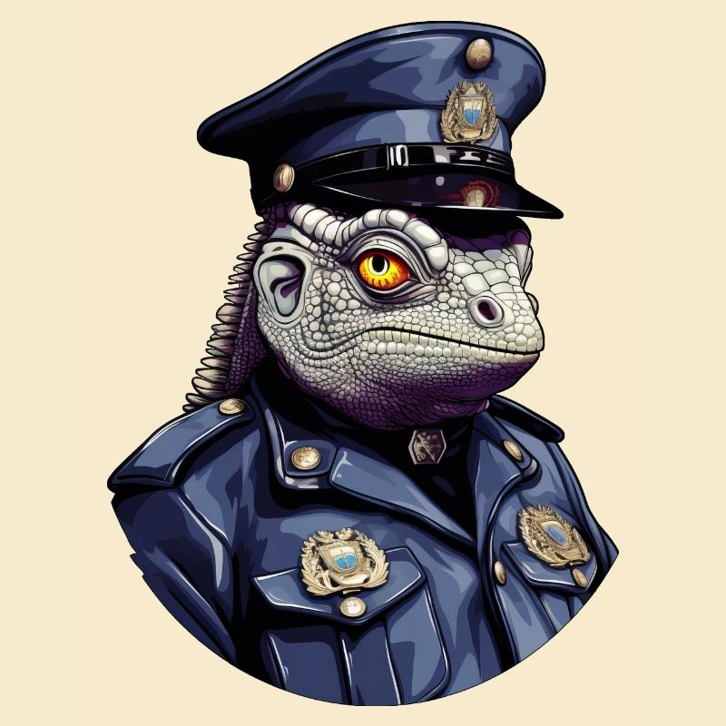 Chamäleon Polizei