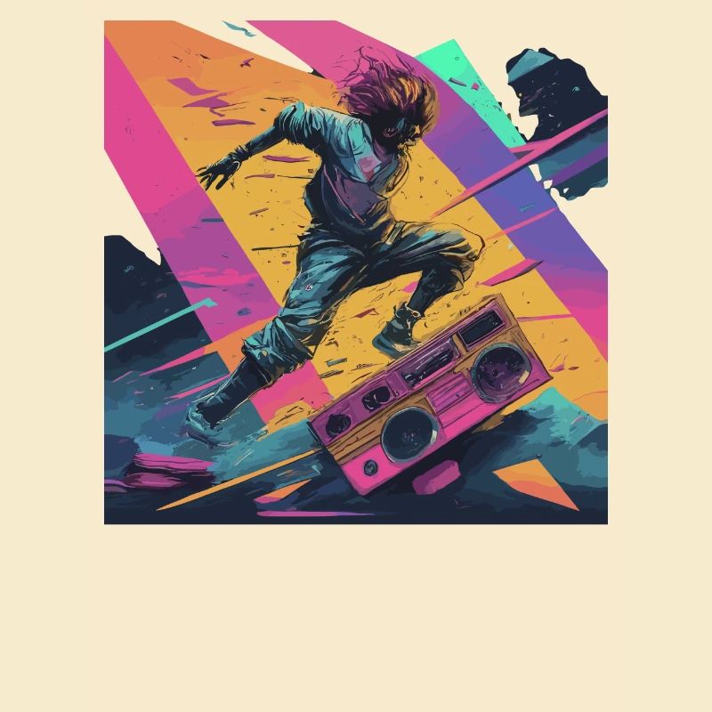 Urban dance vibe with colour explosion