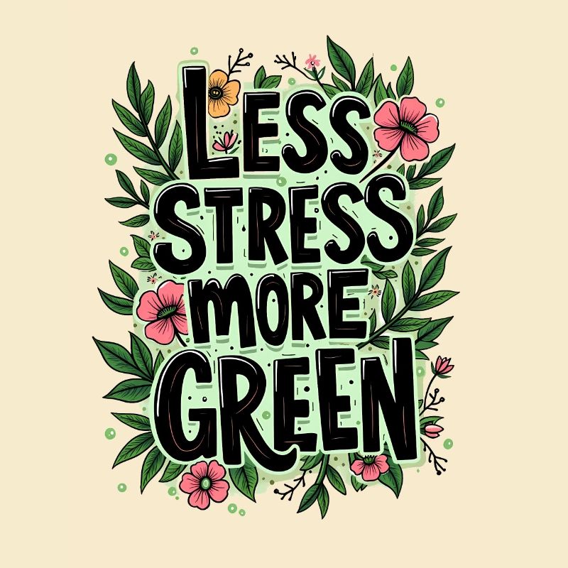 MOINS DE STRESS, PLUS DE VERT
