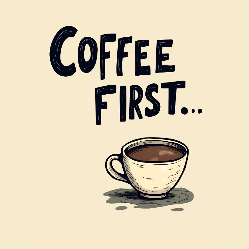 Le café d’abord