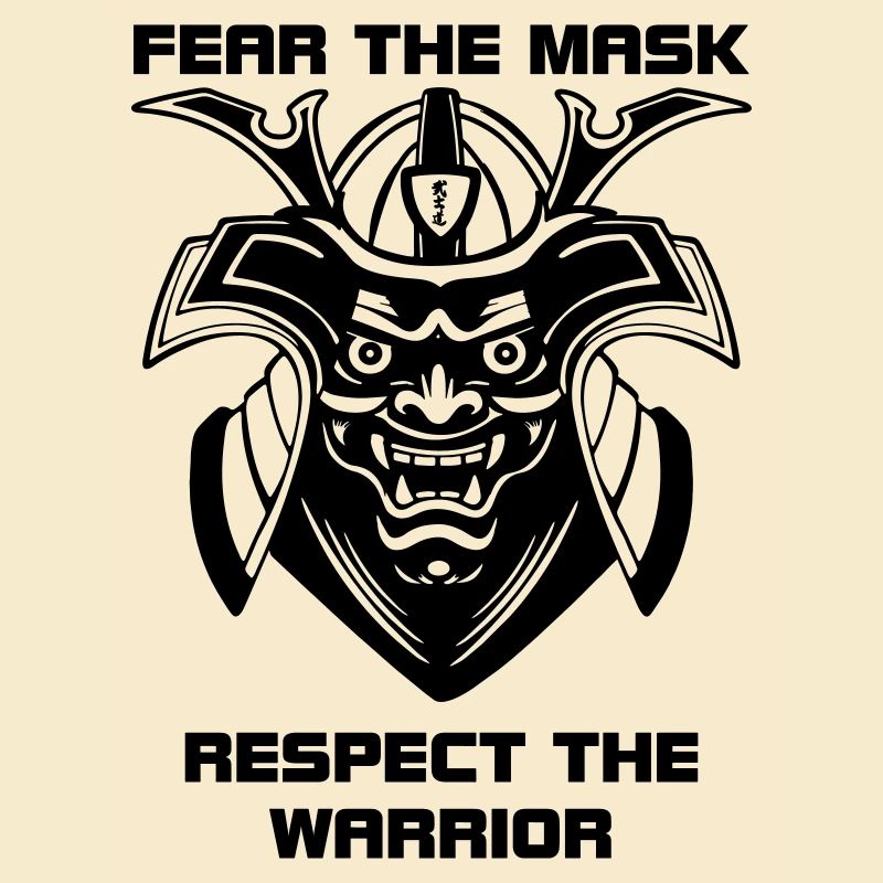 Menpo Mask – Respect the Warrior