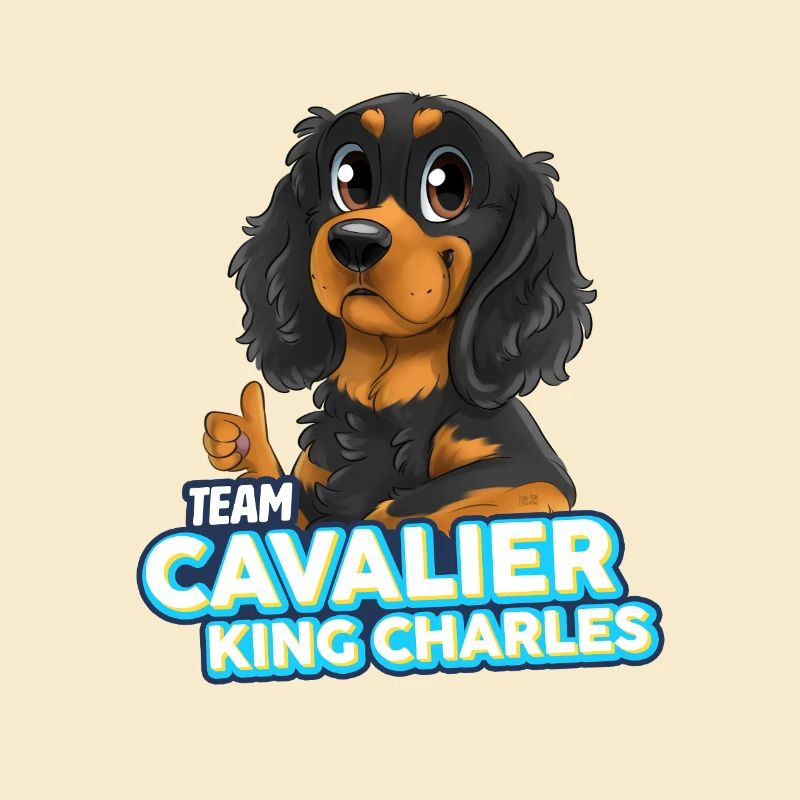 TEAM Cavalier King Charles - Schwarz & Hellbraun