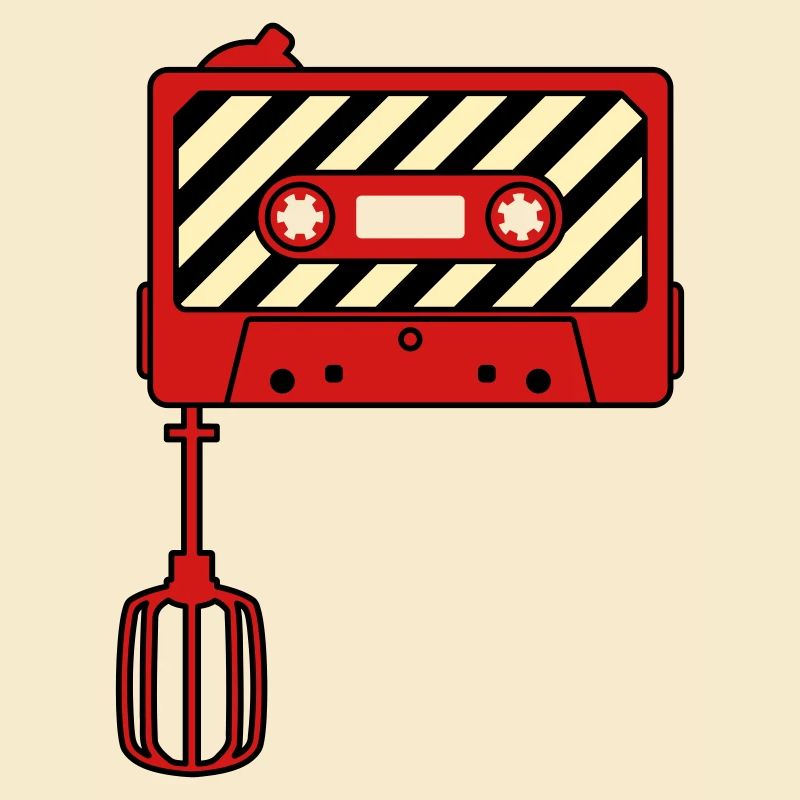 Mixtape vs. Mixer – Retro Music Cult Design
