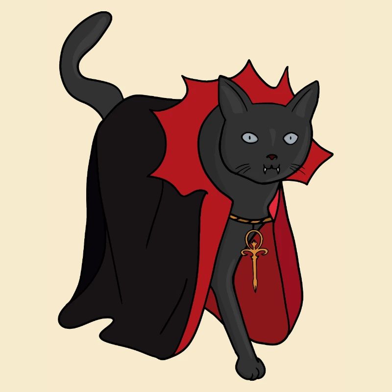 Nocturnal Vampire Cat