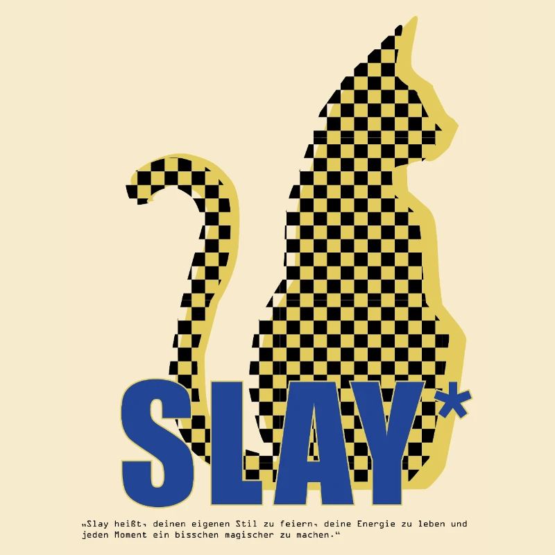 Slay Katze Checker Silhouette