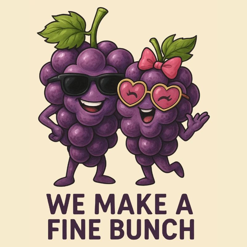 Une grappe fine de raisins avec style