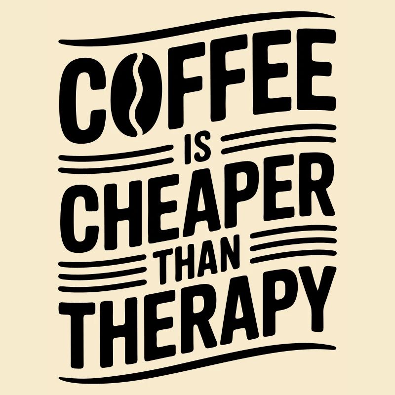Le café est moins cher que la thérapie
