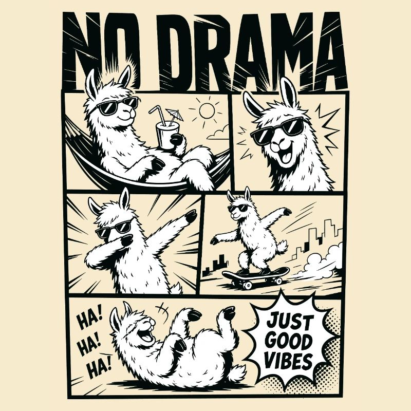 Pas de drame, juste des vibrations, Lama